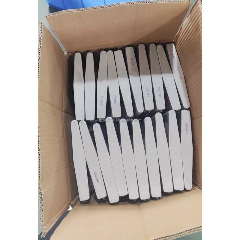 Professional Nail Files Supplier - Factory Wholesale Double Sided 100/180 Emery Board Custom Logo
