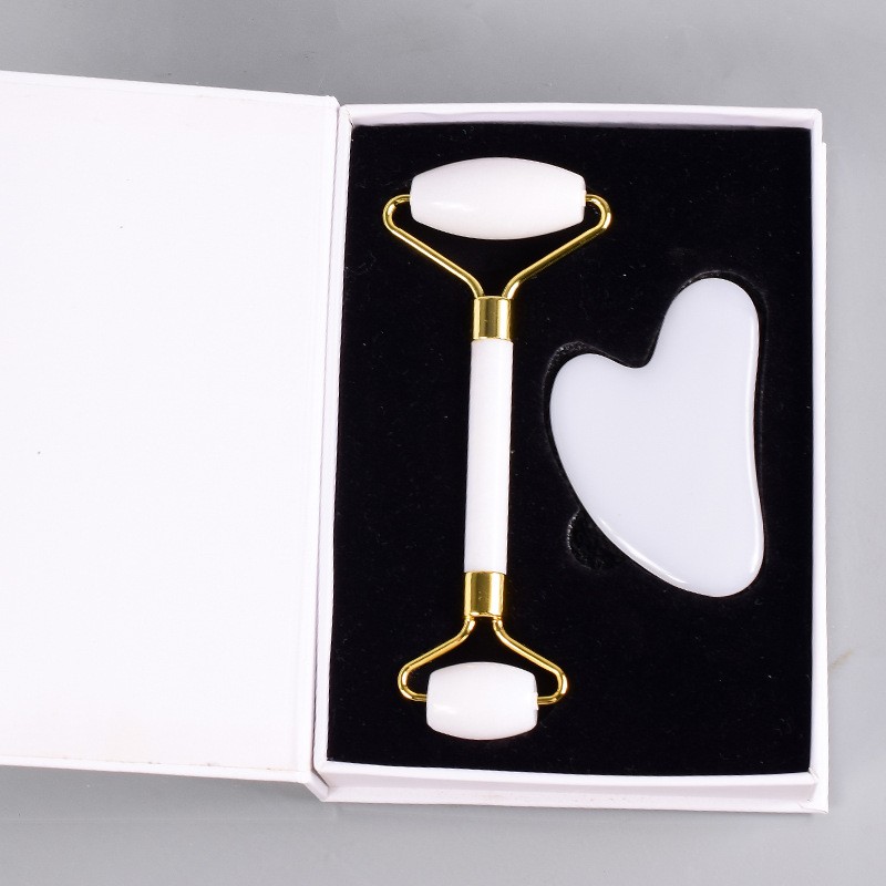 Jade Roller Set Manufacturer - Wholesale Natural Jade Stone Gua Sha Set Face Body Massager