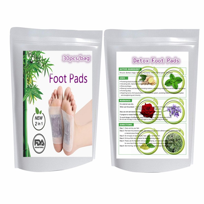 Foot Care Tool Factory - Improve Sleep Foot Sticker 100% Natural Detox Bamboo Pads Adhesive