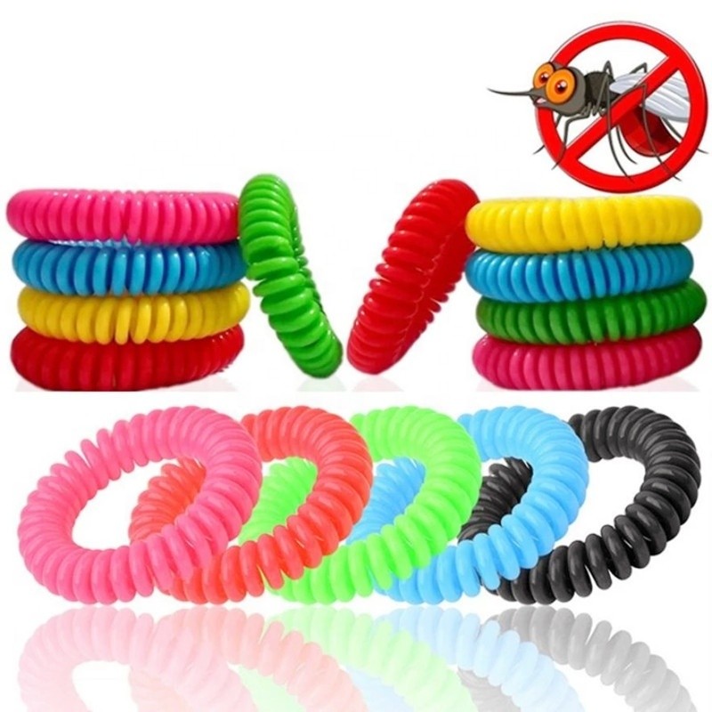 Mosquito Repellent Bracelet Manufacturer - 20-Pack 100% Natural Plant Based Oil Non-Toxic Travel