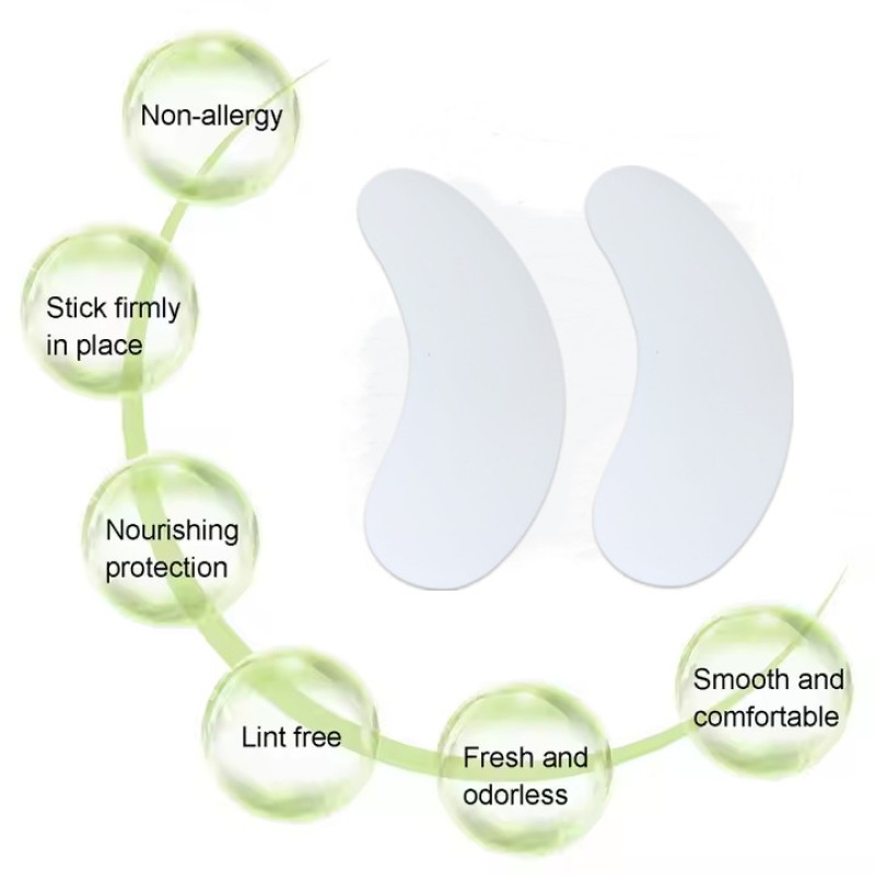 Under Eye Gel Pads Manufacturer - Manufacturer 1Pair Natural Lash Extension Gel Pads for Extensions