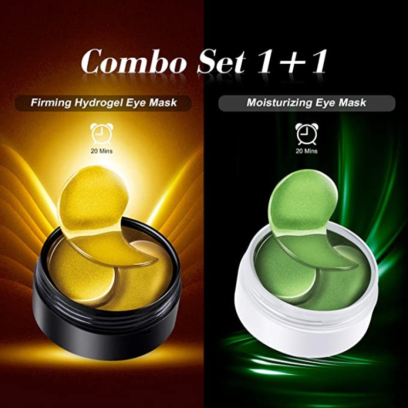 Hydrogel Collagen Eye Patch Supplier - Hotsale Personal Skin Care Dark Circles Under Eye Gel Pads 24K Gold Black White Blue Pink