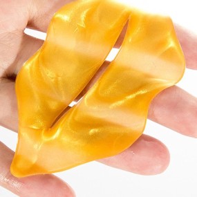 Collagen Lip Spa Mask Supplier - 24K Gold Collagen Lip Spa Crystal Lip Mask Sheet Private Label Lips Patch