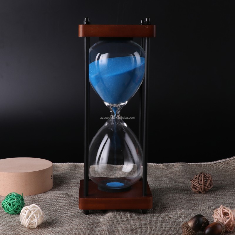 Wood Hourglass Supplier - Sand Timer Wood Hourglass Classic Timer Colorful Sandglass Toy 30min