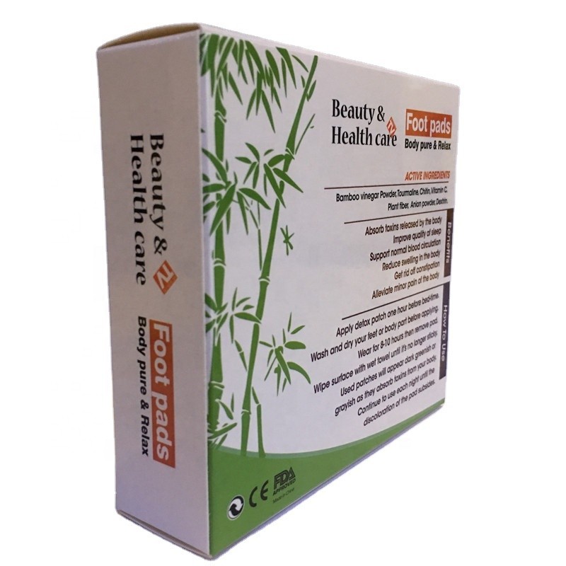 Detox Foot Pads Manufacturer - Factory 10pcs Box Body Cleansing Detox Reflexology Booma