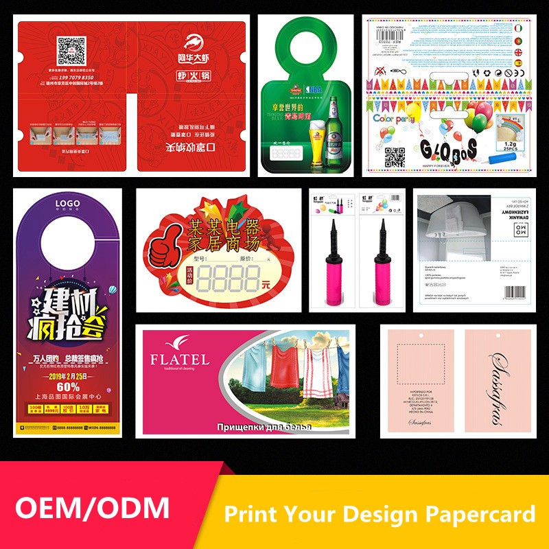 Thank You Card Manufacturer - Private Label Colorful Inserts Praise Labels for Small Business Decor