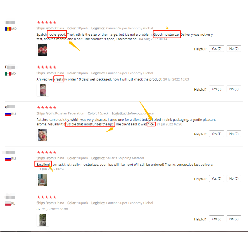 Collagen Lip Spa Mask Supplier - 24K Gold Collagen Lip Spa Crystal Lip Mask Sheet Private Label Lips Patch