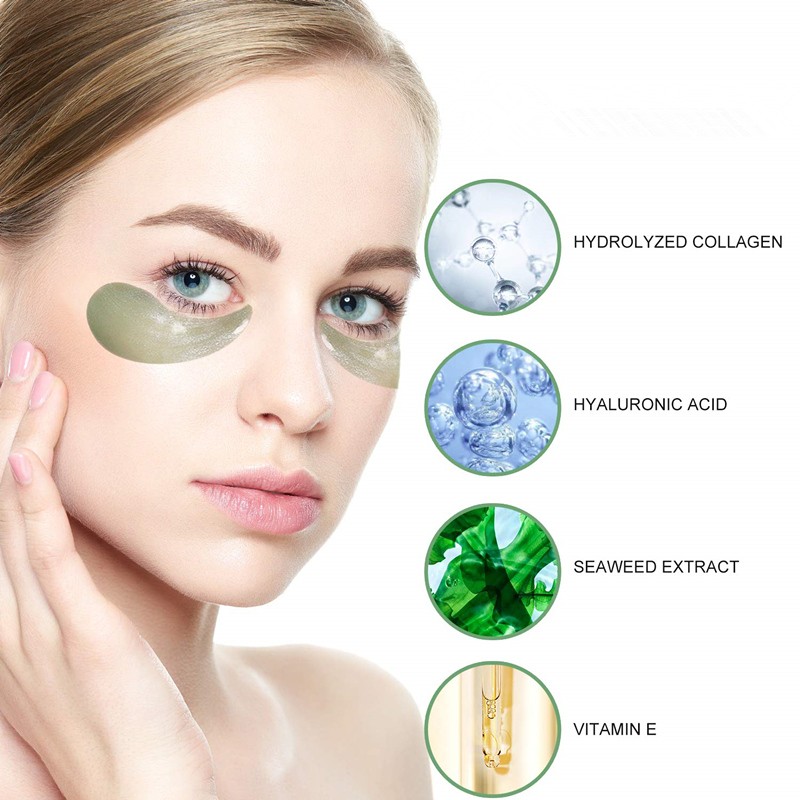 Hydrogel Collagen Eye Patch Supplier - Hotsale Personal Skin Care Dark Circles Under Eye Gel Pads 24K Gold Black White Blue Pink