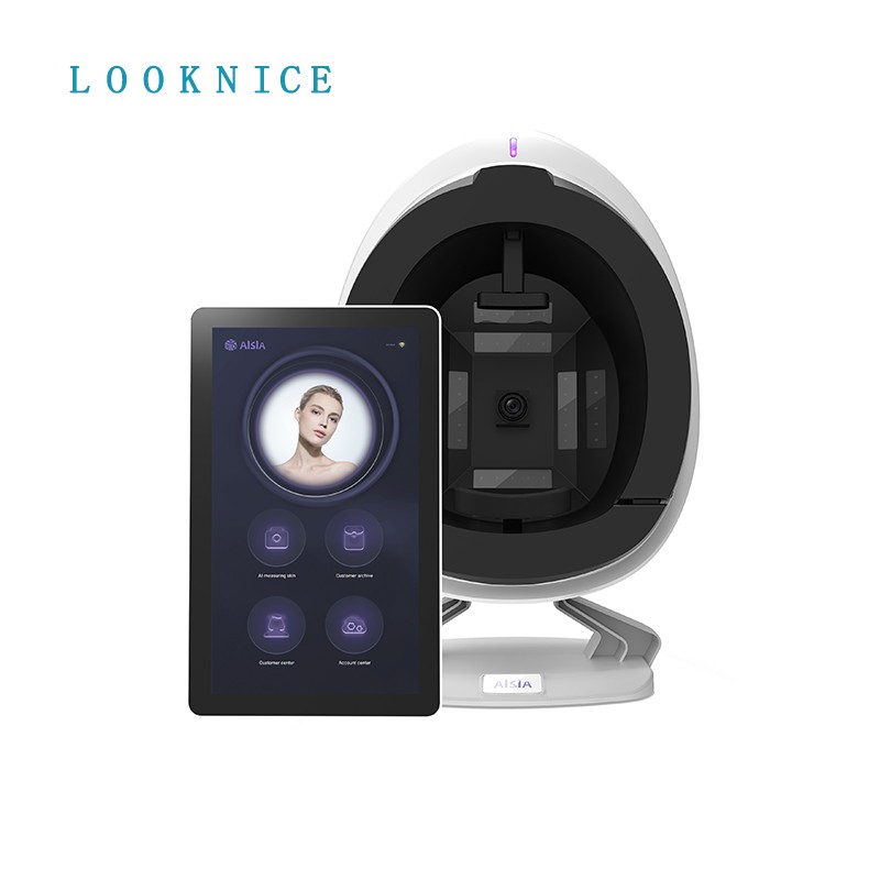 Skin Analysis Machine Supplier - 2025 Latest Professional 8 Spectrum Intelligent 3D AI Face Skin Analysis Machine
