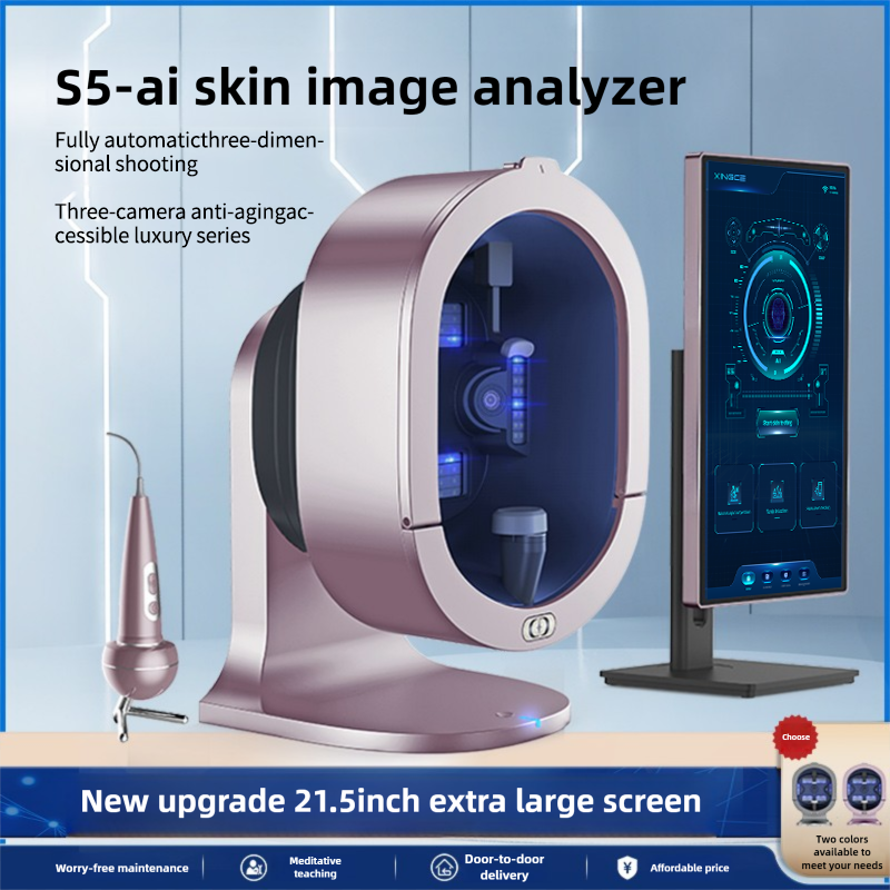 Skin Analyzer Manufacturer - 2025 New Arrival 3D AI Magic Mirror Skin Analyzer Artificial Intelligence Microscopic