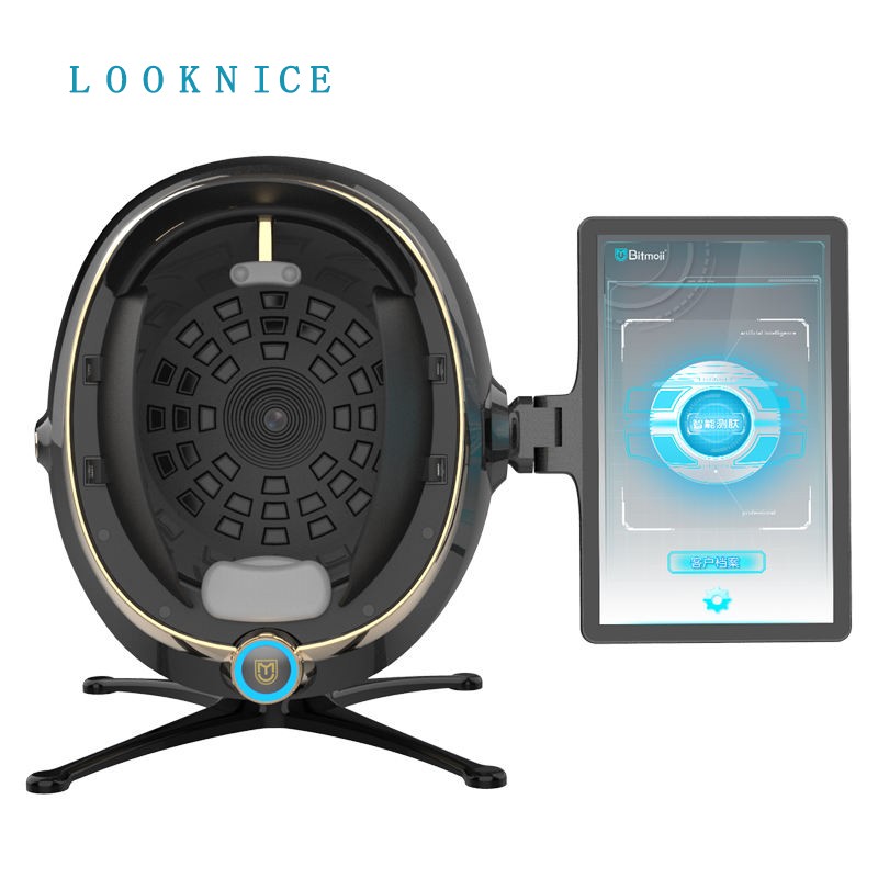 AI Magic Mirror Manufacturer - Portable Moji 3D AI Magic Mirror Face Skin Diagnostics Analyzer Facial Tester