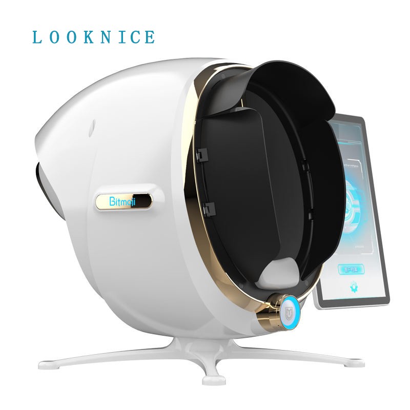AI Magic Mirror Manufacturer - Portable Moji 3D AI Magic Mirror Face Skin Diagnostics Analyzer Facial Tester