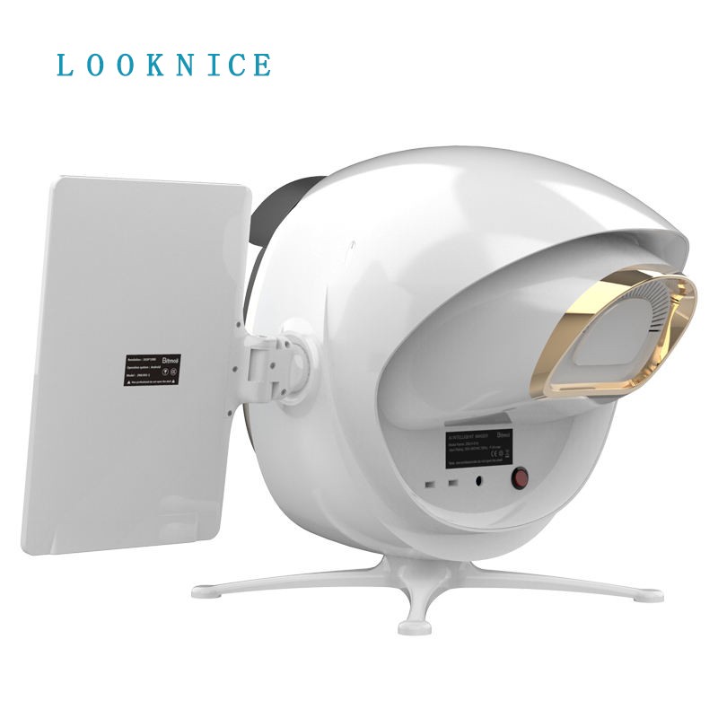 AI Magic Mirror Manufacturer - Portable Moji 3D AI Magic Mirror Face Skin Diagnostics Analyzer Facial Tester