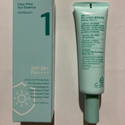 Sunscreen Factory - Wholesale Korea Numbuzin No.1 Calming Water Sunscreen SPF50 PA++++ Clear Filter
