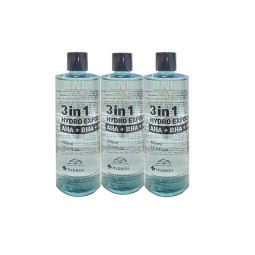 Hydro Exfoliator Solution Manufacturer - 3 in 1 Hydro Exfoliator AHA BHA NMF 400ML Hydra Solution Facial