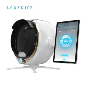 AI Magic Mirror Manufacturer - Portable Moji 3D AI Magic Mirror Face Skin Diagnostics Analyzer Facial Tester