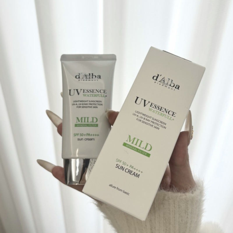 Sunscreen Supplier - Wholesale Korea d Alba Long Lasting Water-full UV Essence Sunscreen SPF 50+