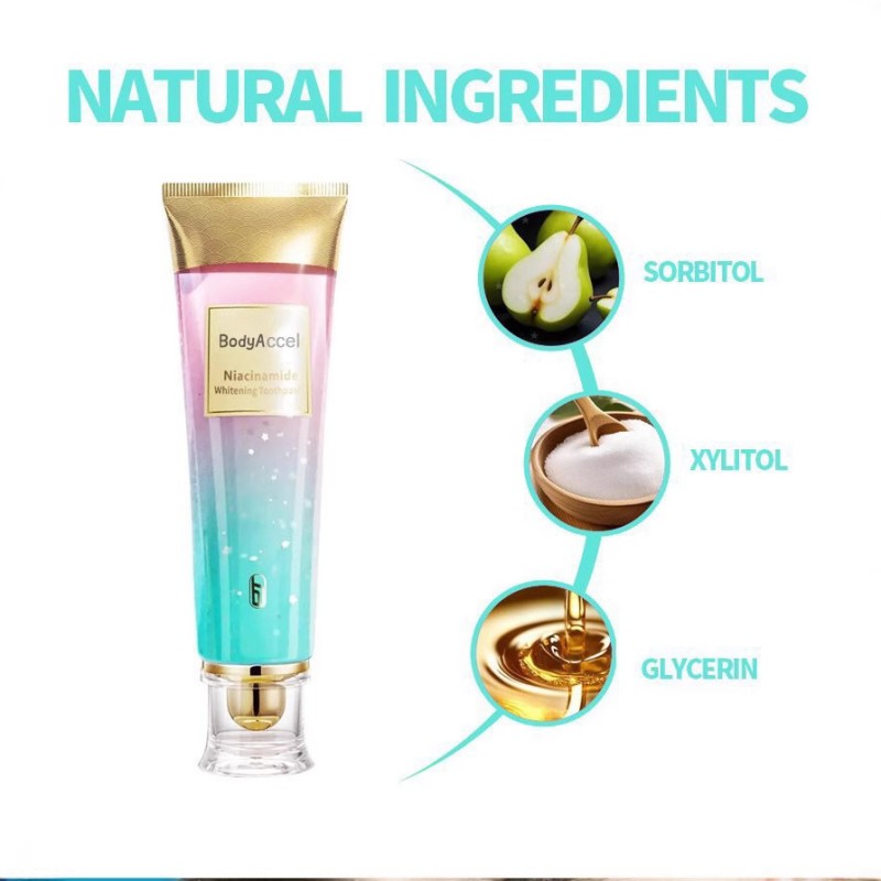 Toothpaste Manufacturer - Wholesale Home Use BodyAccel Niacinamide Whitening Toothpaste for Oral Care
