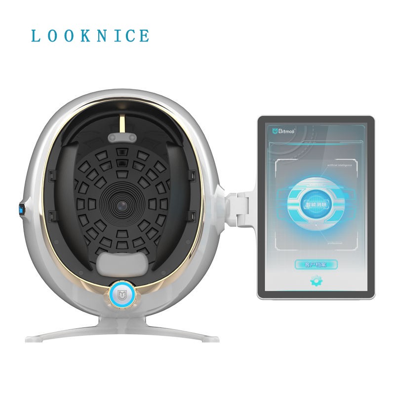 AI Magic Mirror Manufacturer - Portable Moji 3D AI Magic Mirror Face Skin Diagnostics Analyzer Facial Tester