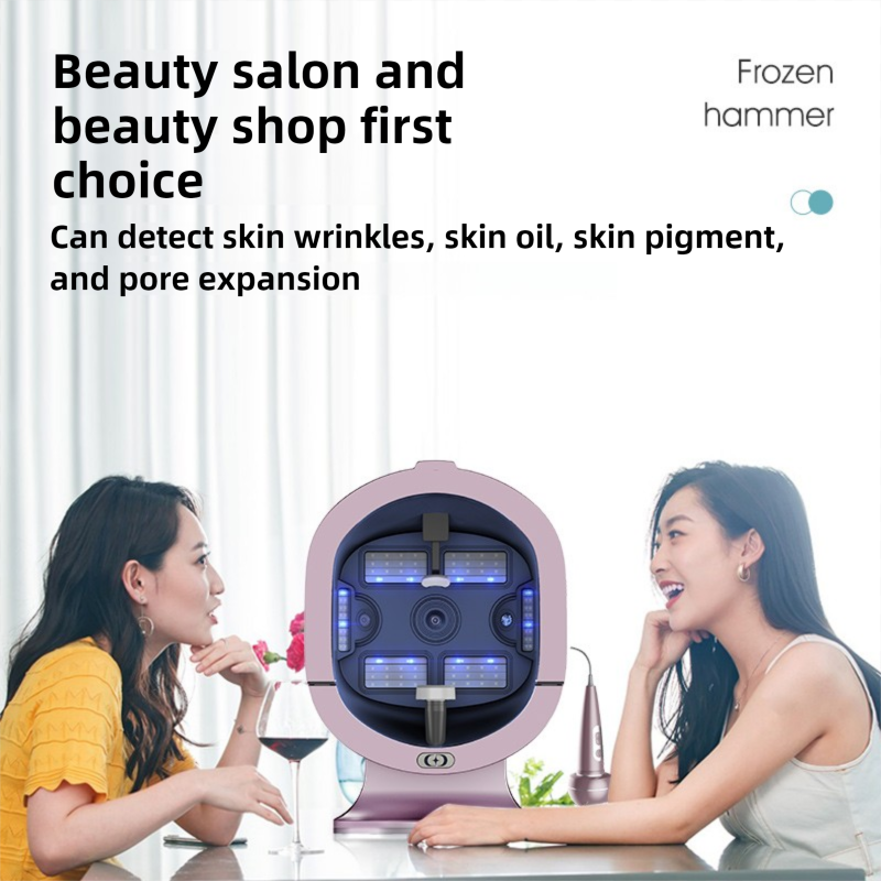Skin Analyzer Manufacturer - 2025 New Arrival 3D AI Magic Mirror Skin Analyzer Artificial Intelligence Microscopic