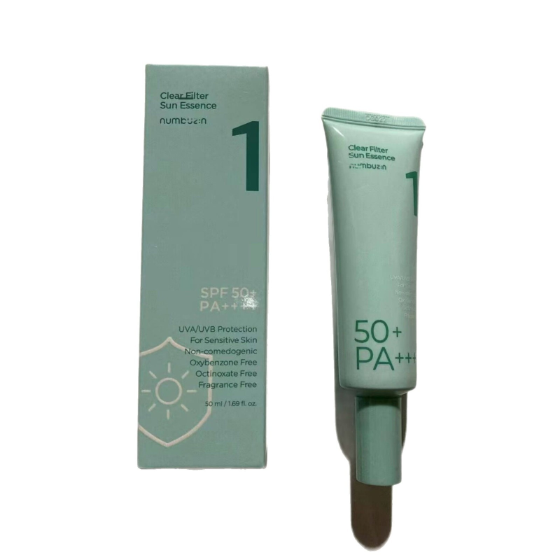 Sunscreen Factory - Wholesale Korea Numbuzin No.1 Calming Water Sunscreen SPF50 PA++++ Clear Filter