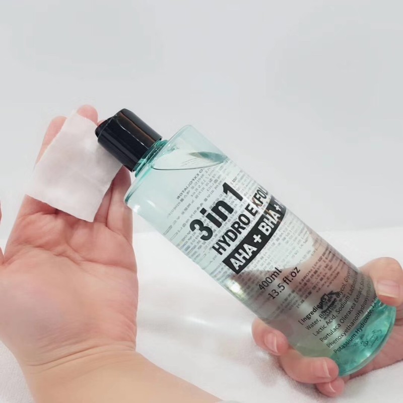 Hydro Exfoliator Solution Manufacturer - 3 in 1 Hydro Exfoliator AHA BHA NMF 400ML Hydra Solution Facial