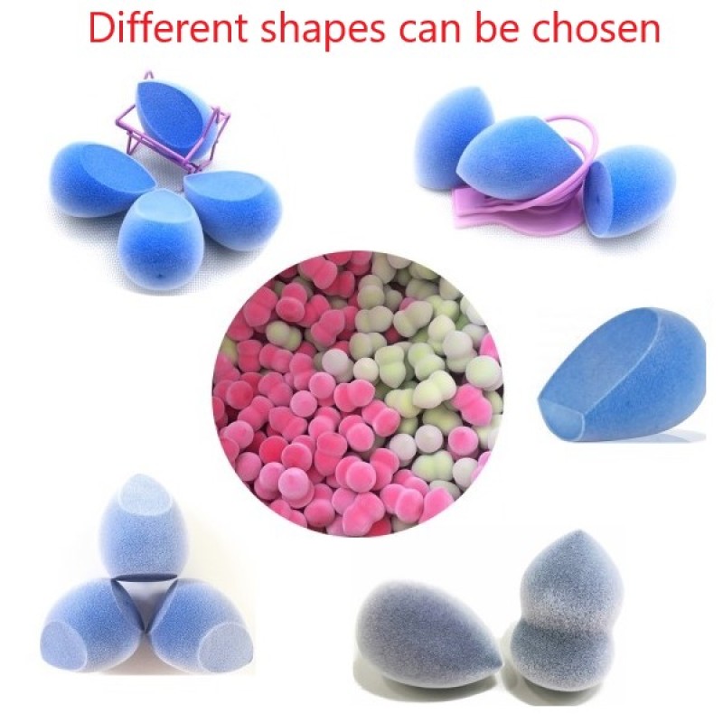 Microfiber Makeup Sponge Manufacturer - Custom Laser Logo Latex Free Super Soft Velour Microfiber