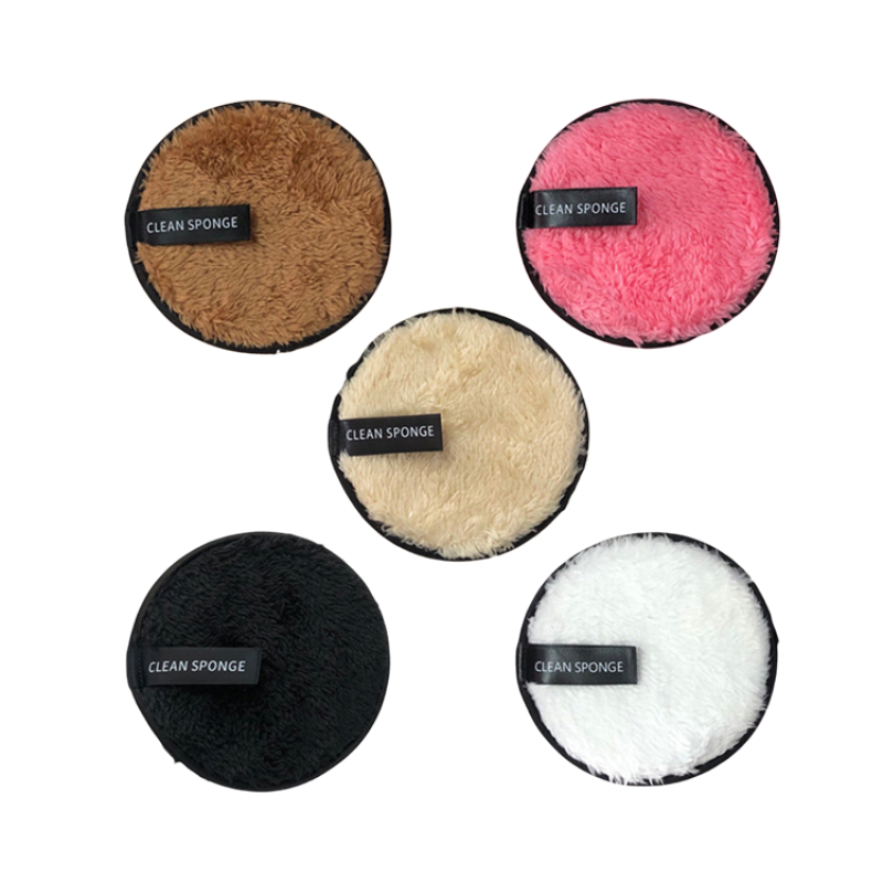 Makeup Remover Sponge Supplier - High Quality Ribbon Private Label Beauty Facial Cleansing Pad