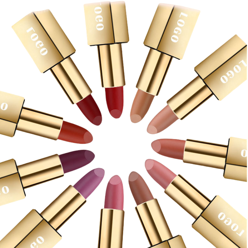 Luxury Matte Lipstick Manufacturer - Luxury Matte Nude Velvet Finish Long-lasting Waterproof Custom