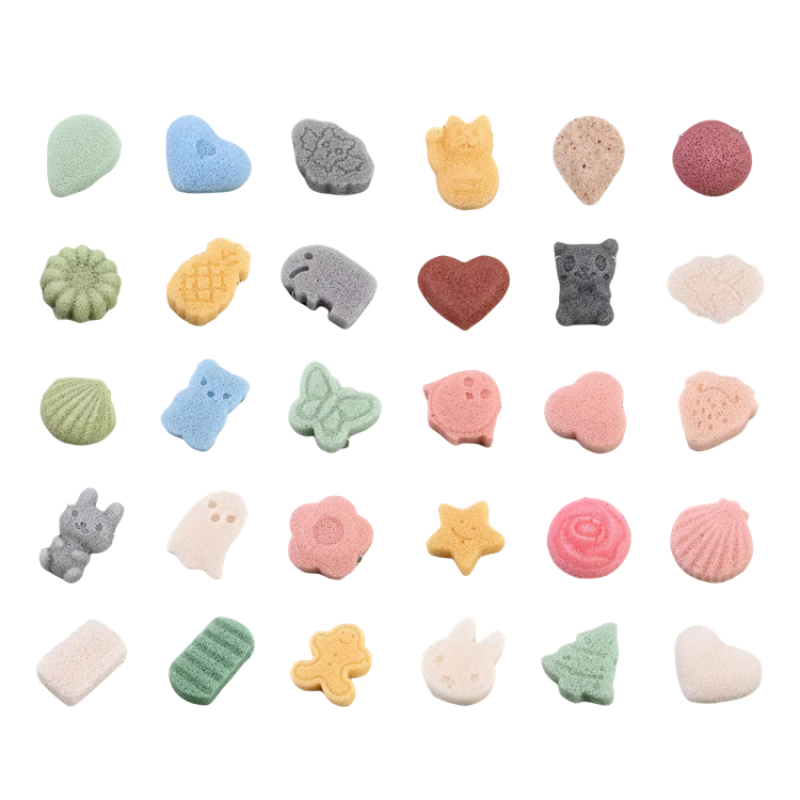 Bamboo Charcoal Konjac Sponge Supplier - Wholesale Organic Bamboo Charcoal Cleaning Konjac Sponge