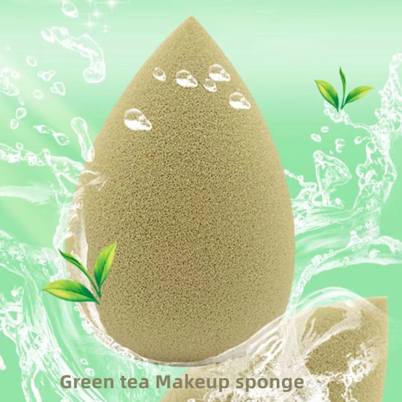 Eco Friendly Makeup Sponge Factory - Custom Green Tea Plant Based Cruelty Free Biodegradable Blender