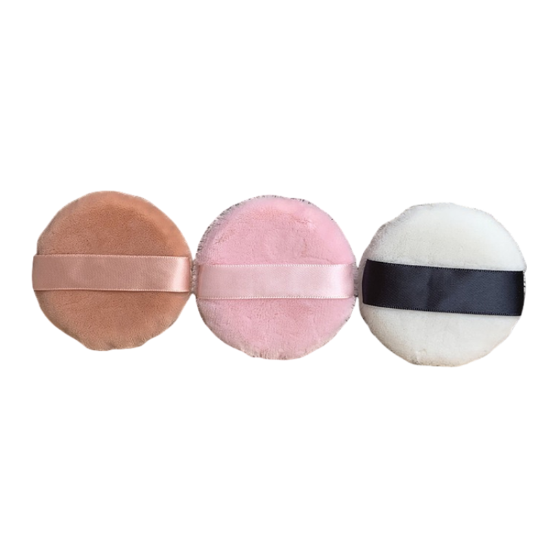 Circle Powder Puff Factory - Standing Velvet Loose Powder Puff Soft Circle High Quality