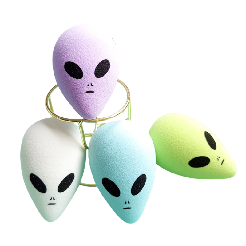 Alien Makeup Sponge Supplier - Halloween Alien Vegan Beauty Sponge Latex Free Makeup Blender