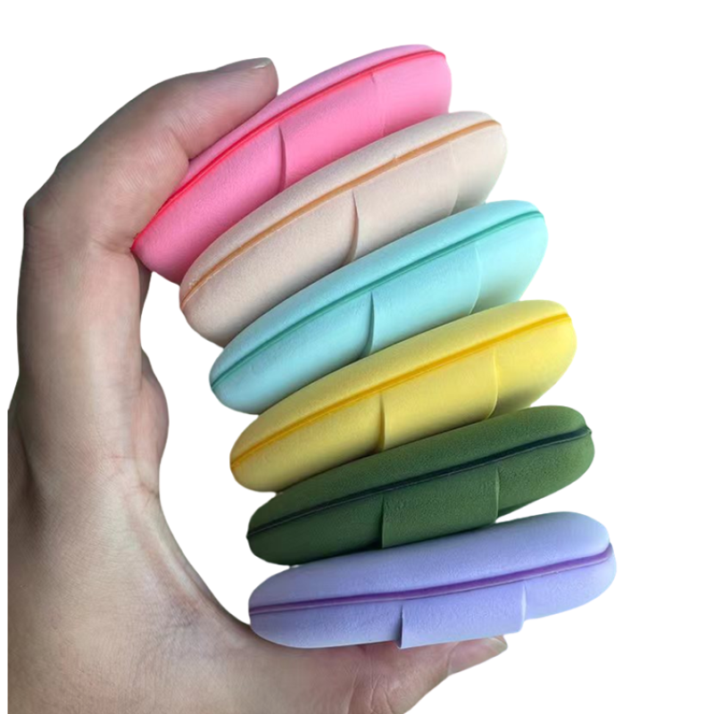 Air Cushion Puff Factory - Custom Super Soft Rubycell Thick Triangle Makeup Sponge with Logo