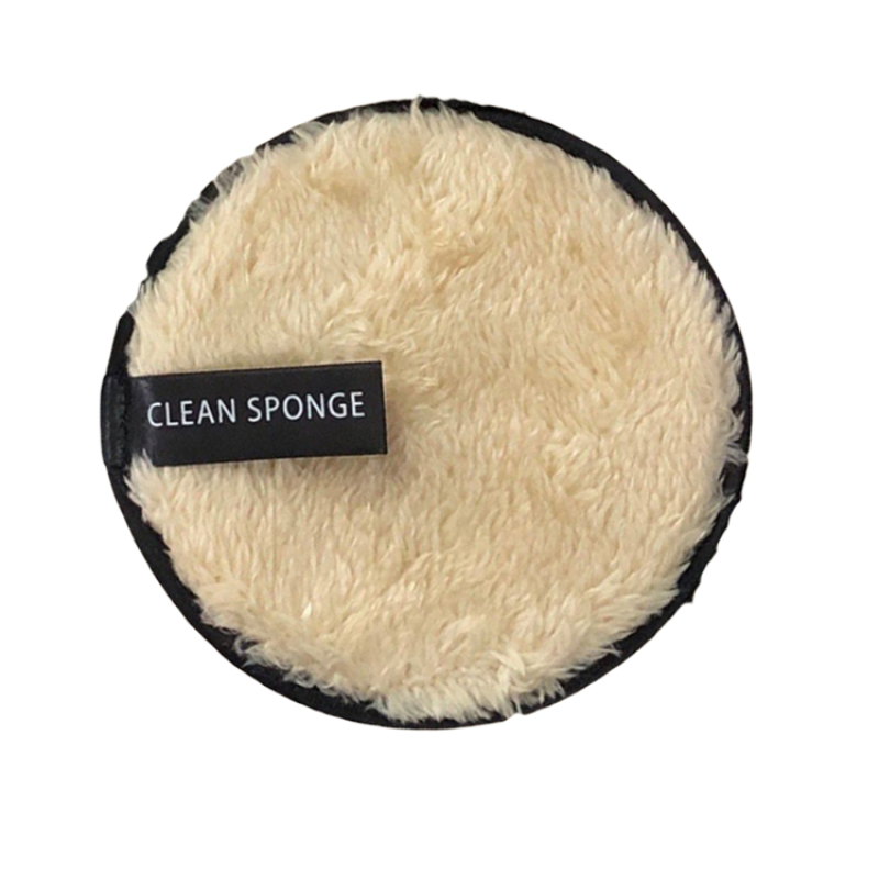 Makeup Remover Sponge Supplier - High Quality Ribbon Private Label Beauty Facial Cleansing Pad