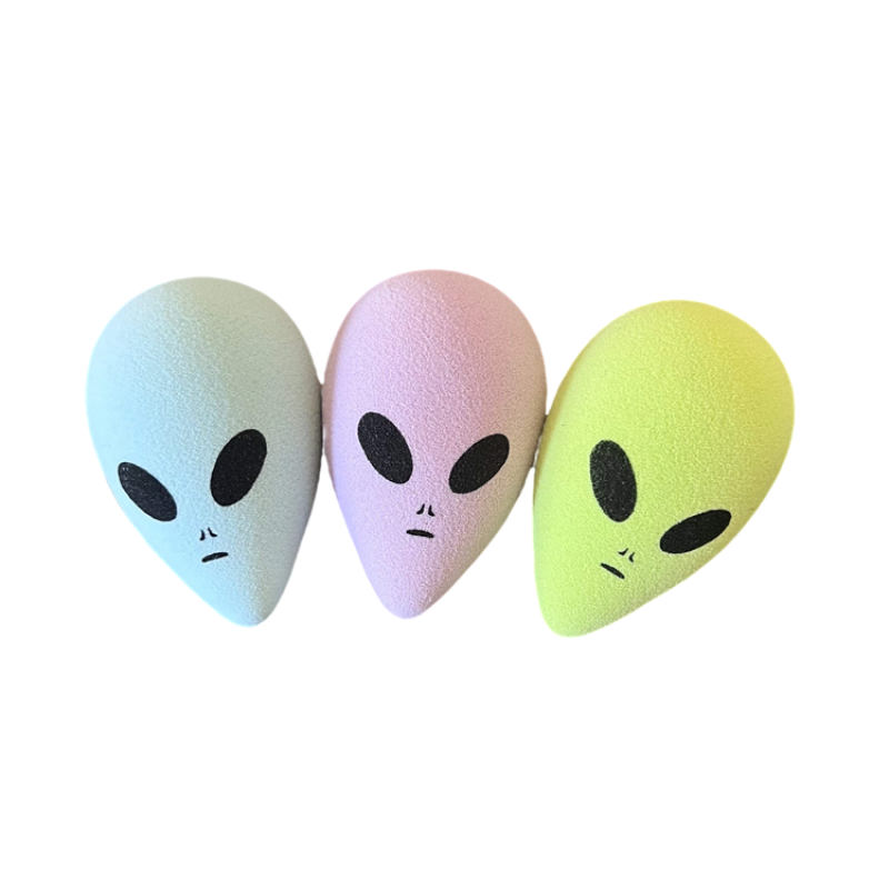 Alien Makeup Sponge Supplier - Halloween Alien Vegan Beauty Sponge Latex Free Makeup Blender
