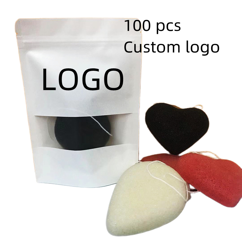 Konjac Beauty Sponge Manufacturer - Hot Wholesale 100% Natural Konjac Facial Wash Custom Packaging