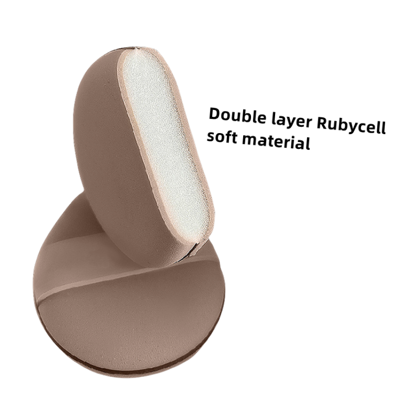 Air Cushion Puff Factory - Custom Super Soft Rubycell Thick Triangle Makeup Sponge with Logo