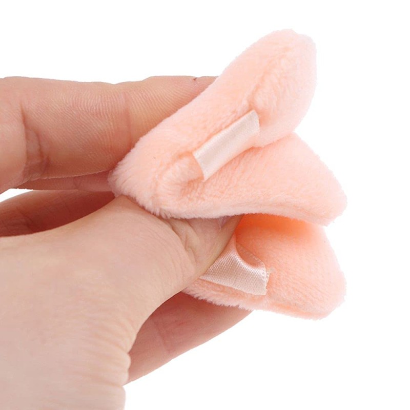 Powder Puff Supplier - Wholesale Customized Sponge Cotton Velvet Triangle Makeup Powder Puff