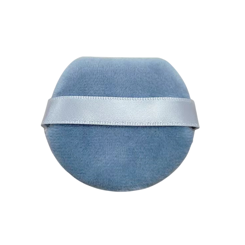Gray Powder Puff Supplier - Wholesale Super Soft Gray Powder Puff Soft Velvet Cosmetic Puff