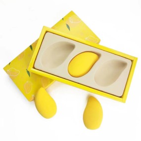 Fruit Powder Puff Supplier - Makeup Trends Fruits Powder Puff Sponge Blender Green Yellow