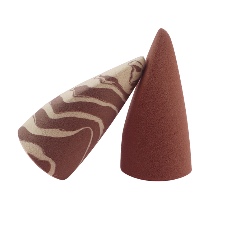 Special Shape Makeup Sponge Manufacturer - Tongue Shaped Irregular Cosmetic Puff Wet Dry Dual Use