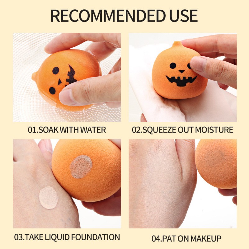 Halloween Sponge Packaging Manufacturer - Custom Makeup Sponge Box Ghost Pumpkin Grimace Private Label