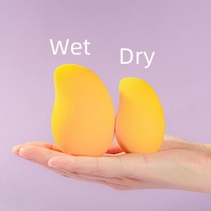 Fruit Shape Makeup Sponge Manufacturer - Mango Shape Soft Non-latex Beauty Makeup Blender Sponge