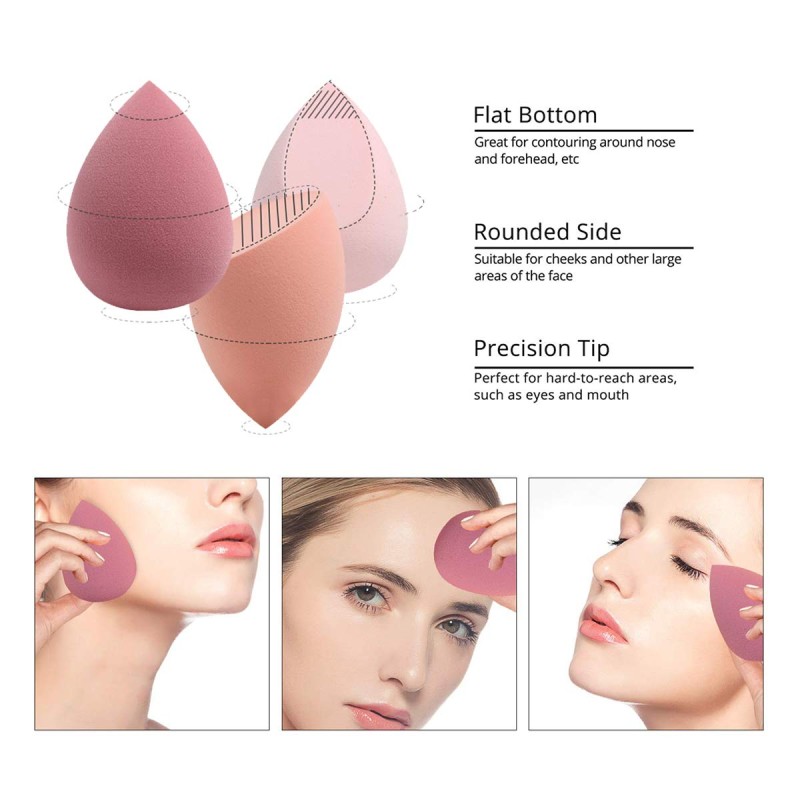 Multi Color Makeup Sponge Factory - China Supplier Multi Color Custom Latex Free Makeup Sponge
