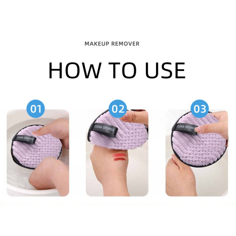 Microfiber Makeup Pads Manufacturer - Private Label Reusable Microfiber Makeup Remover Facial Pads