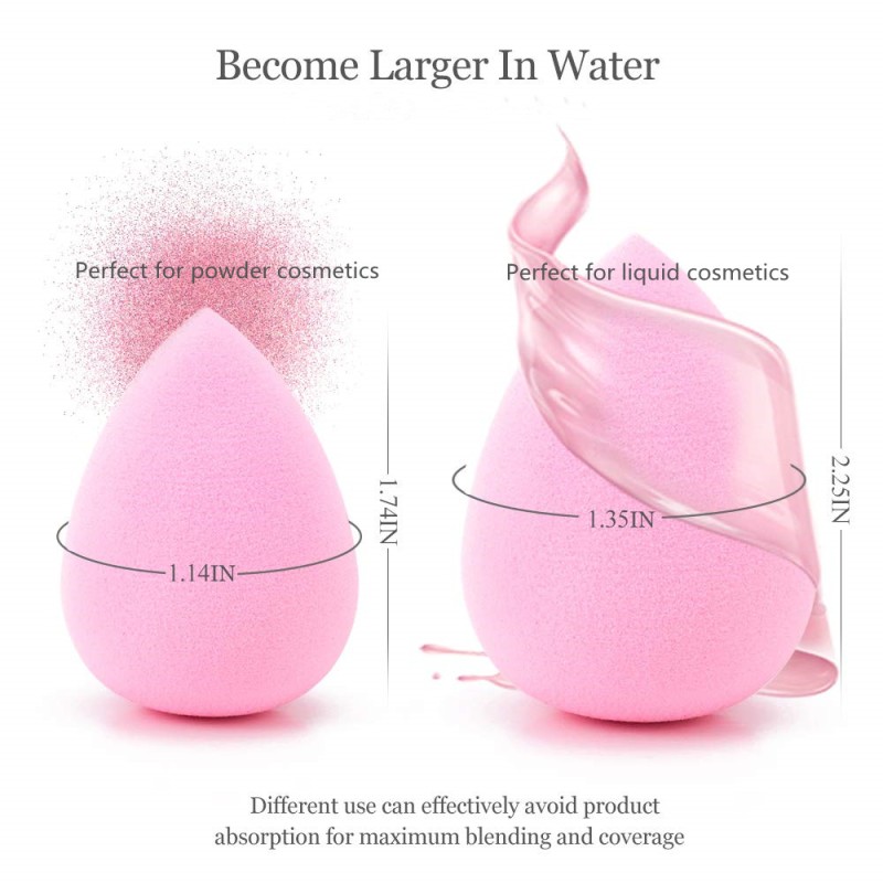 Beauty Sponge Blender Factory - Latex Free Super Soft Vegan Makeup Blender Cosmetic Sponge