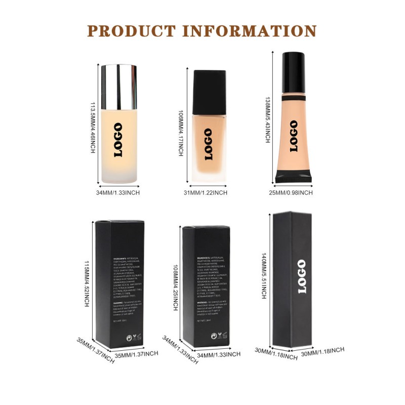 Custom Foundation Factory - Custom Foundation Oil Control Waterproof Moisturizing Long Lasting Matte