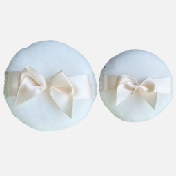 Hand Sewn Powder Puff Supplier - High Quality Bow Velour Double Sided Loose Powder Puff