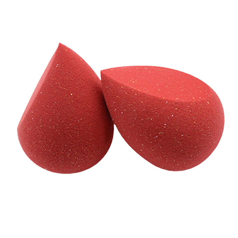 Glitter Makeup Sponge Factory - Sparkling Gold Powder Hydrophilic Latex Free Soft Blender